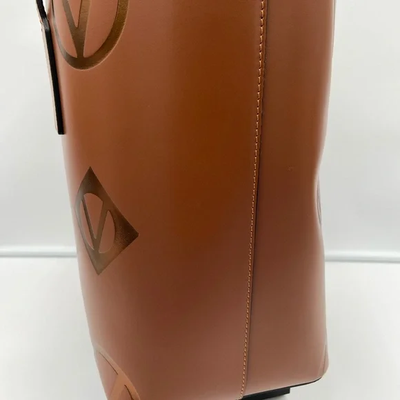 NEW! VALENTINO BY MARIO VALENTINO MAGNUS SOHO MONOGRAM LEATHER TOTE - Picture 10 of 16